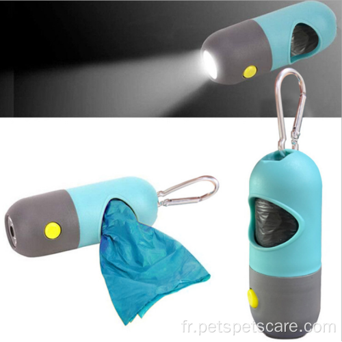 Matière plastique environnementale de distributeur de sac poubelle pour chien